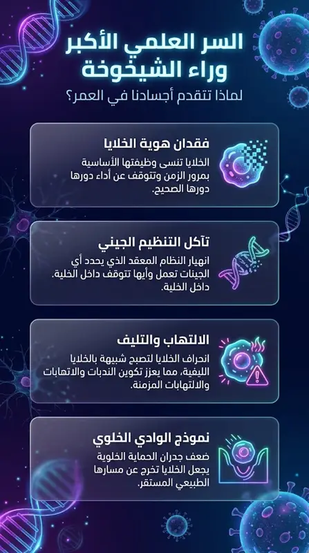 وداعاً للشيخوخة؟ علماء هارفارد يكشفون "السر الأكبر" لتقدم العمر وطرق علمية لإبطائه!