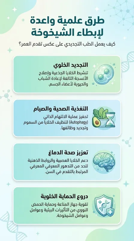 وداعاً للشيخوخة؟ علماء هارفارد يكشفون طرق علمية حديثة لإبطاء الشيخوخة.